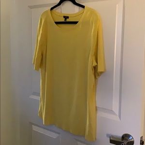 Talbots NWOT Bright Yellow 2X Sweater